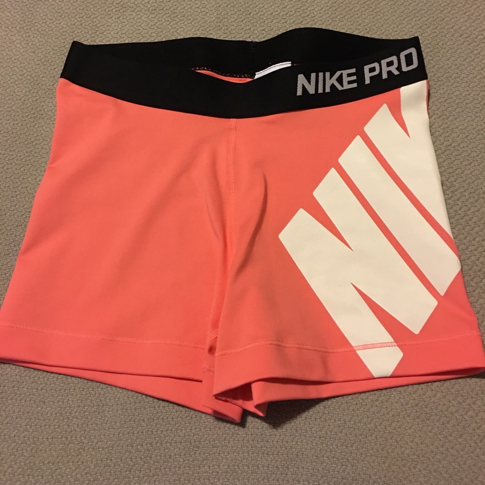 Peach NikePro Shorts